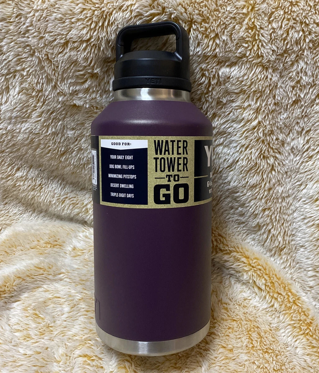 Yeti Rambler 64 oz Bottle (3284) with Chug Cap - Nordic Purple - NEW!