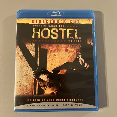 Hostel (Blu-ray Disc, 2007, Unrated Directors Cut) Quentin Tarantino Eli Roth