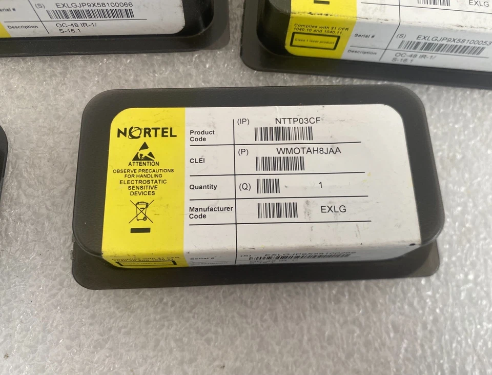 Lot (11) Nortel Networks NTTP03CF OC-48/IR-1 SFP Transceivers - Image 2 of 4