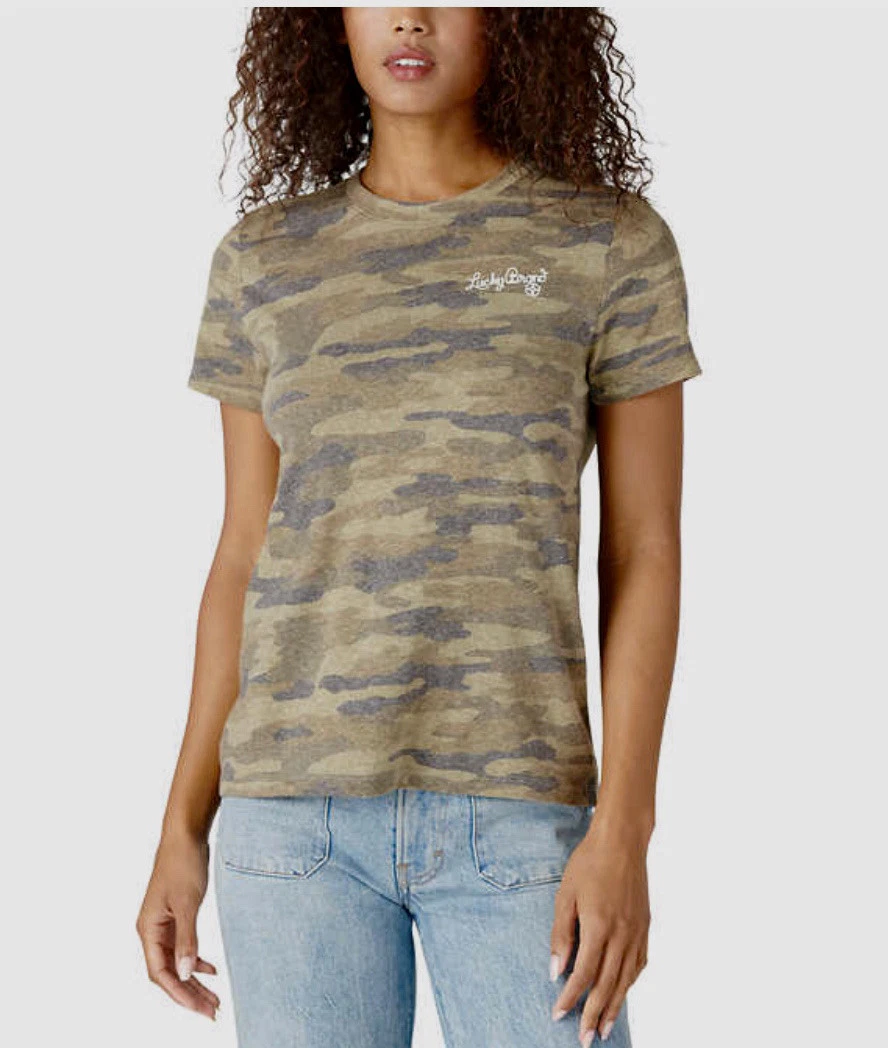 lucky brand camo tee