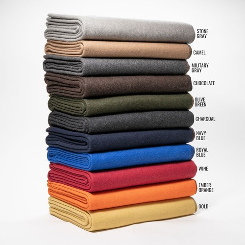 Arcturus Wool Blanket - 4.5 lbs, Warm, Washable, 64" x 88" (Gold) - Picture 7 of 7