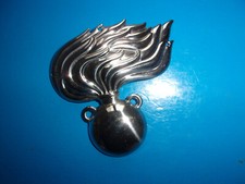 ESERCITO CARABINIERE Fregio fiamma metallo x berretto anni 50 60 originale CC