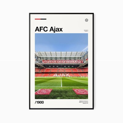 AFC Ajax Poster Print - Johan Cruyff Arena - Football Poster - Print