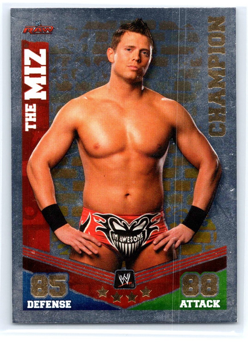 The Miz 2010 Topps Slam Attax WWE Mayhem: Champions Foil #NNO | eBay