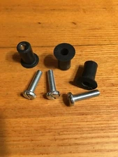 Vintage Polaris Windshield Hardware Kit 3 69 Playmate Homelite Ranger 