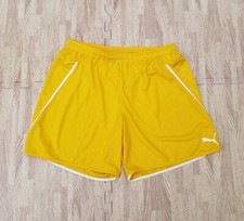    Puma DryCell Yellow Athletic Training Shorts // Men's XL // No Pockets