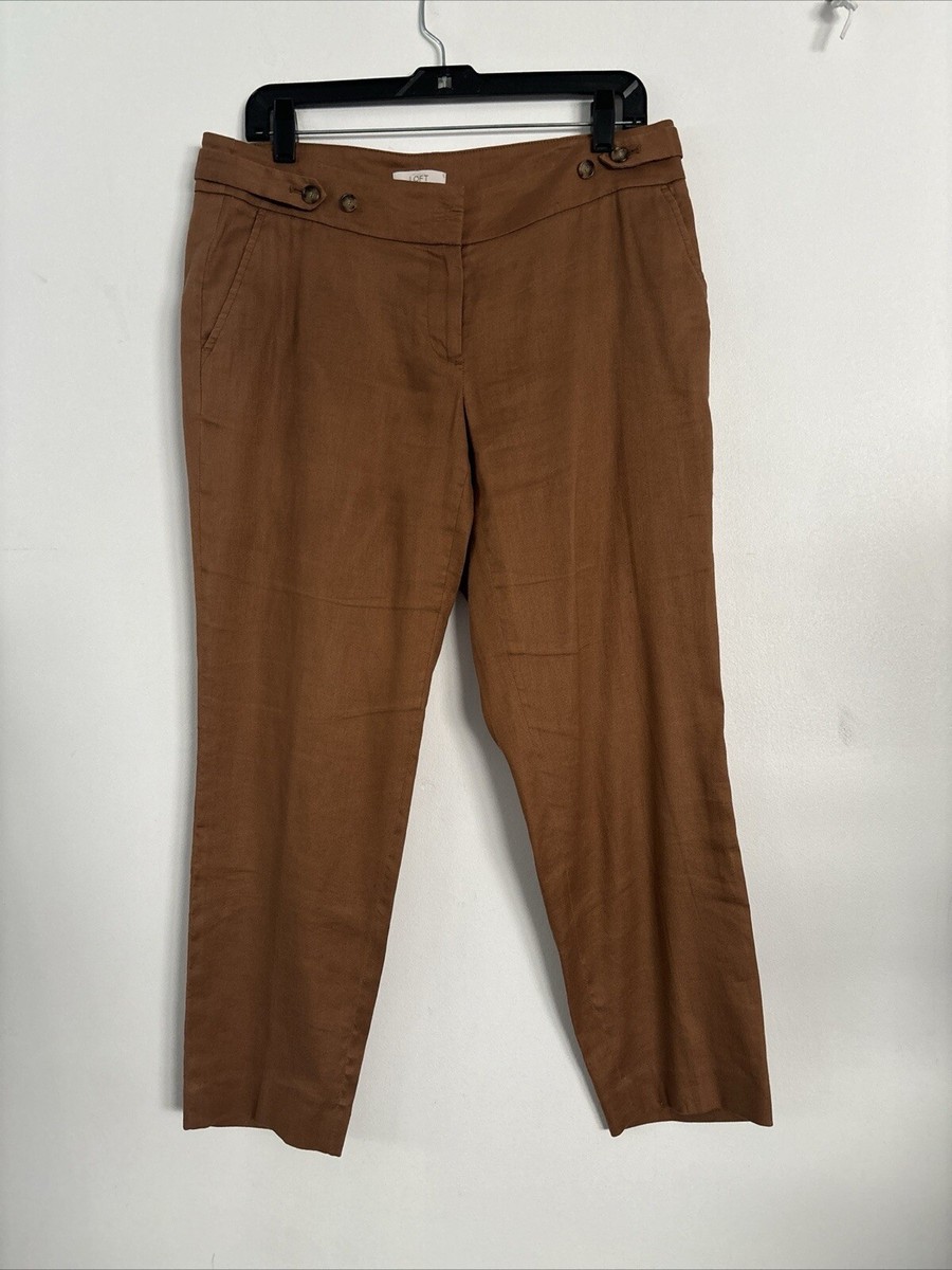 Legging Ann Taylor LOFT Vert Olive/moutarde Foncé - Taille 4 - Neuf Avec étiquettes