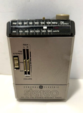 GE AM/FM Walkman-Style Radio Tested  Working Vintage Stereo Headset Radio