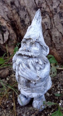 Latex gnome mold plaster cement casting mould  5.25''H x 2''W 