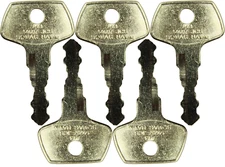 Fits #13 (14607) JCB/CAT/Bomag Replacement Key *5 Pack*