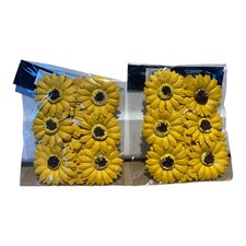 Two Packs 10 Paper Flowers Sunflowers Scrapbooking Crafts