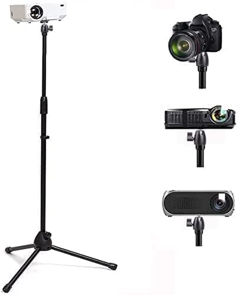 Upgrade Your Setup with a 29-57 Inch Adjustable Mini Projector Tripod Stand for Versatile Floor Mounting-image