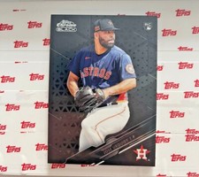 2020 TOPPS CHROME BLACK JOSE URQUIDY ROOKIE BASE CARD # 2 HOUSTON