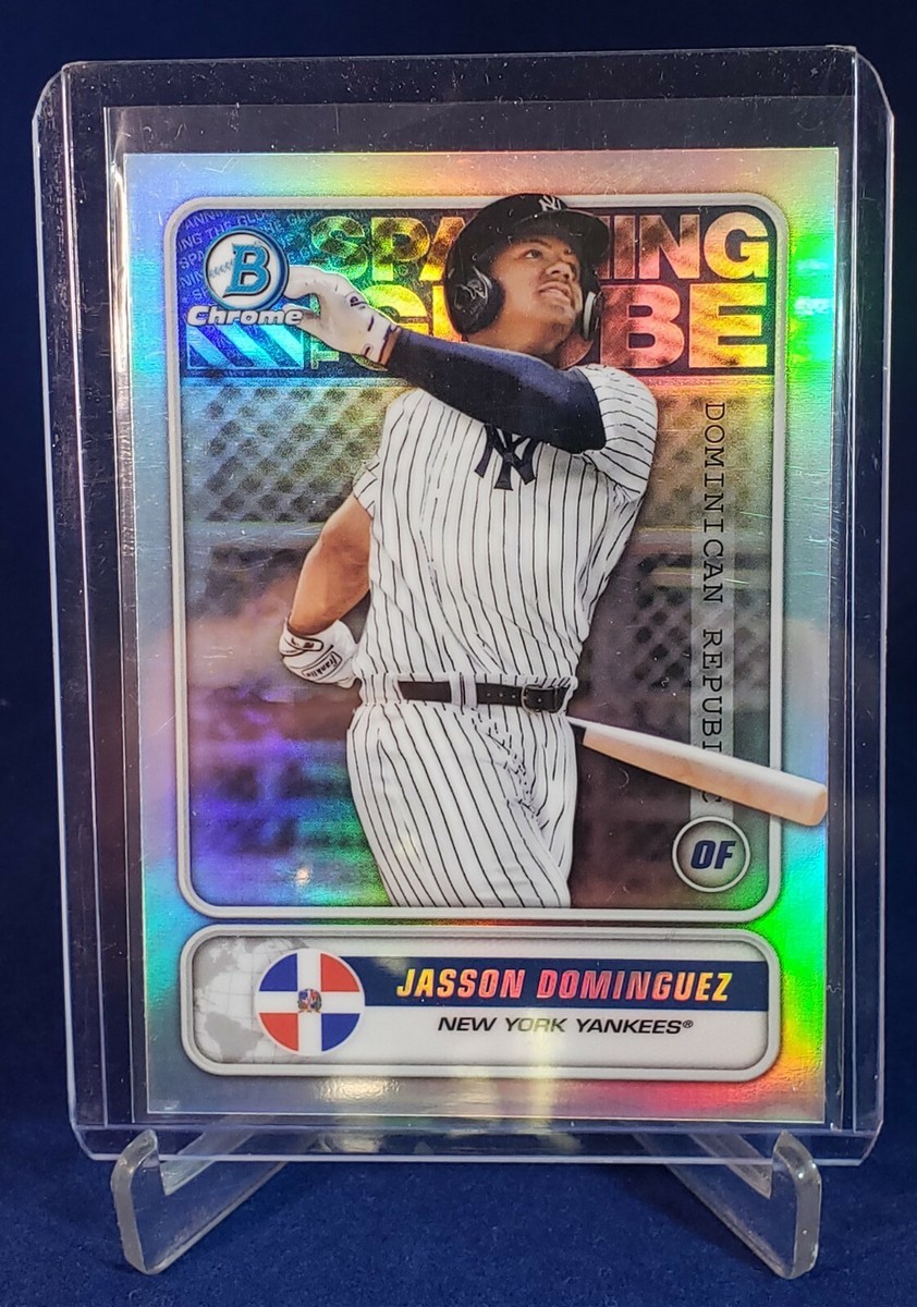 2020 Jasson Dominguez Bowman Chrome Spanning The Globe Insert 
