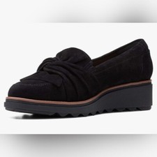 Clarks Sharon Dasher Suede Loafer 7.5