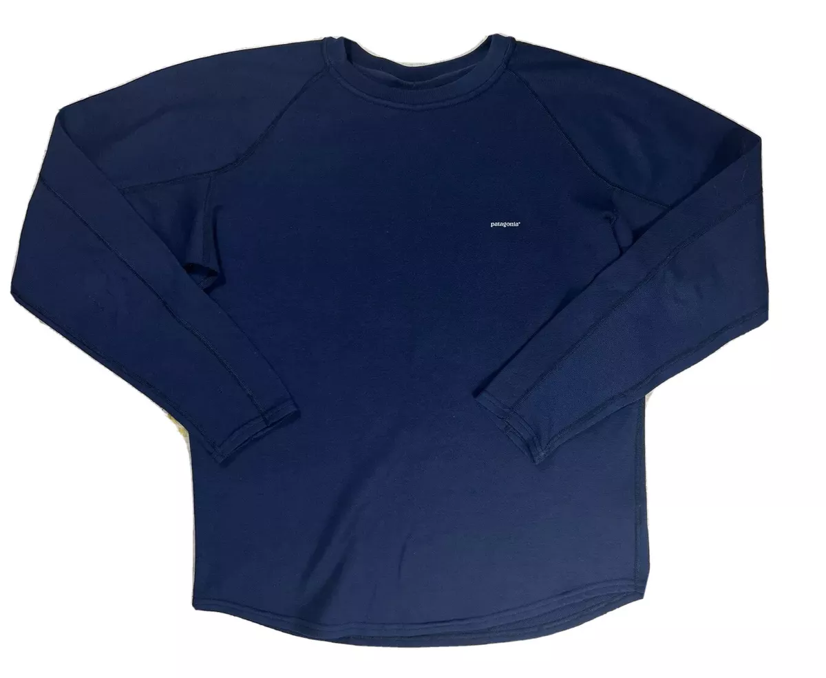 Patagonia Capilene Lightweight Long Sleeve Baselayer Dark Blue Shirt Mens  Medium