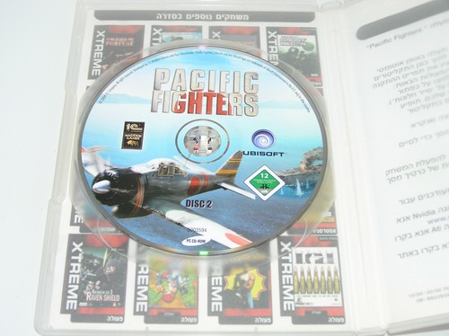 PACIFIC FIGHTERS Rare Orig Israel Israeli Release Hebrew Cover PC GAME 2-CDs - 第 3/5 張圖片