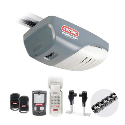 Genie ChainMax  1000 Garage Door Opener Durable Chain Drive ¾ HPc Model 3022-TKH