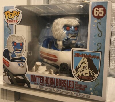 Pop Rides Disney Parks Matterhorn Bobsled Abominable Snowman Vinyl Funko In Hand | eBay