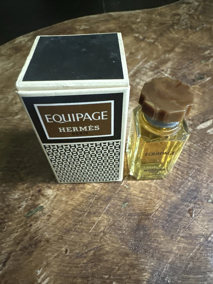Nuevo en caja Vintage Equipage Hermès Paris Hombre Eau De Toilette 0.3 fl oz / 10 ml Foto 2 de 4