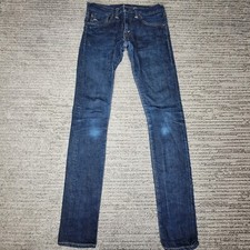 RRL Jeans Size 25 Women Jeans Double RL Stretch Skinny Selvedge Denim Blue