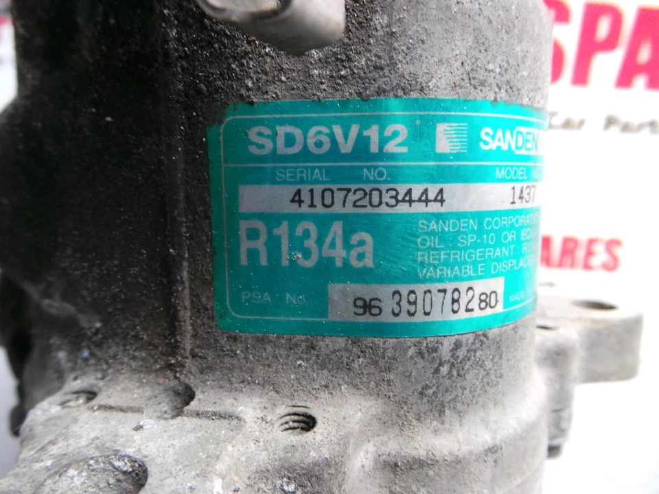 PEUGEOT 307 2001-2008 A/C Air Con Pump 4107203444 - Изображение 3 из 4