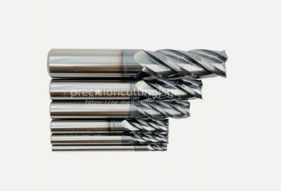 6pcs 1/8 - 1/2''  combo set Solid Carbide End Mill - AlTiCrN Coated