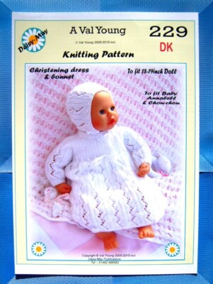 PUPPEN STRICKANLEITUNG Nr. 229 für /ANNABELL 18''/19'' Puppe von Daisy May