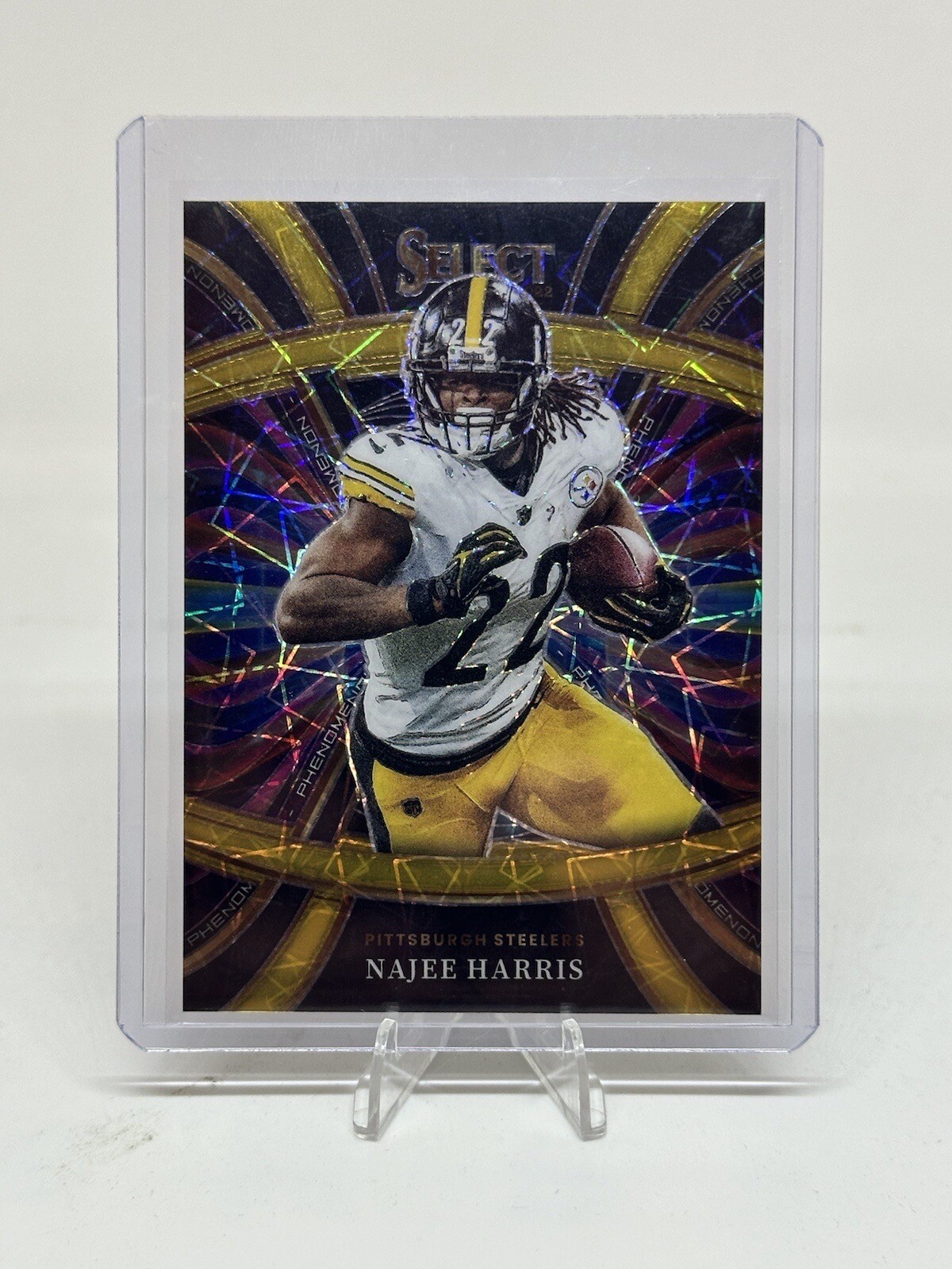 2022 Panini Select - Phenomenon GOLD Prizm #PHE-9 Najee Harris /10