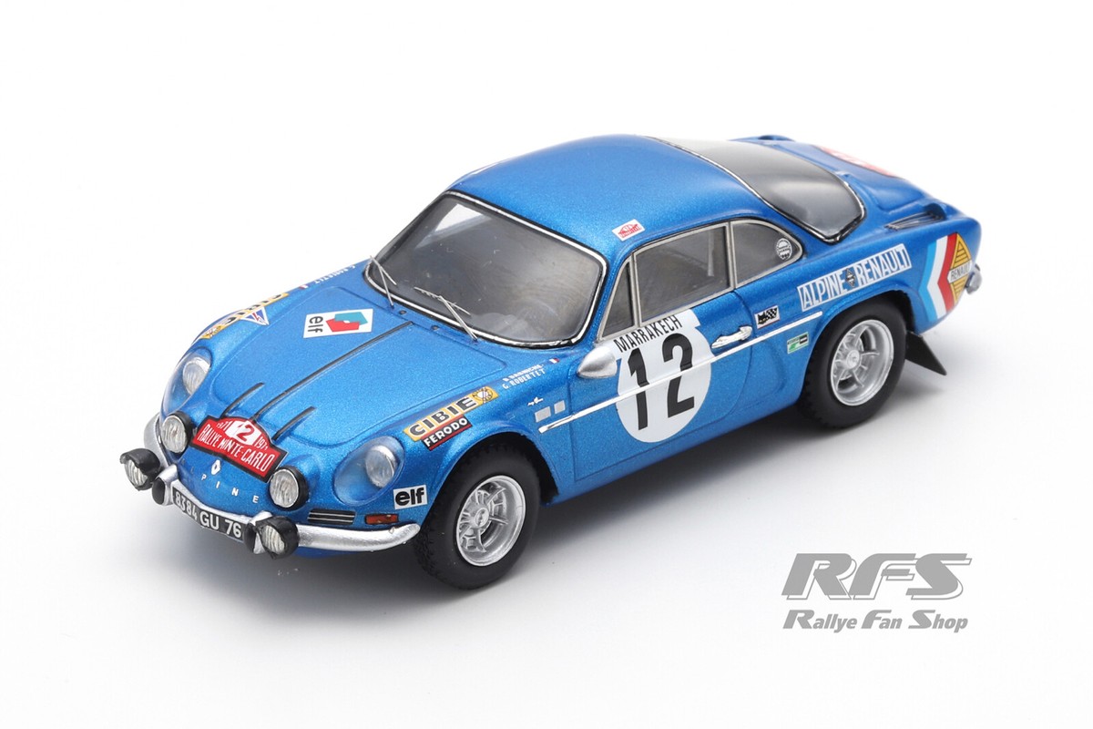 ALPINE A110 #12 8th Monte Carlo 1971 B.Darniche /C.Robertet 1:43 Model S6106 EUR 79,05 - FR