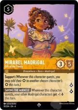 Disney Lorcana - Mirabel Madrigal Gift of the Family - Super Rare NM - Free Card