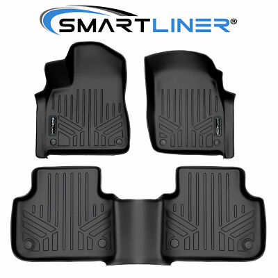 SMARTLINER Custom Fit Floor Mats 2 Row Set 2017-2026 Audi Q7 | 2019-2026 Audi Q8