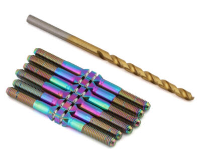J&T Bearing Co. Mugen MSB1 Titanium ''Milled'' XD Turnbuckles (Oil Slick)