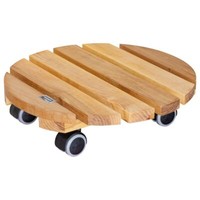 Wagner Pflanzenroller Blumenroller Nature Rund 34 X 8 Cm Natur