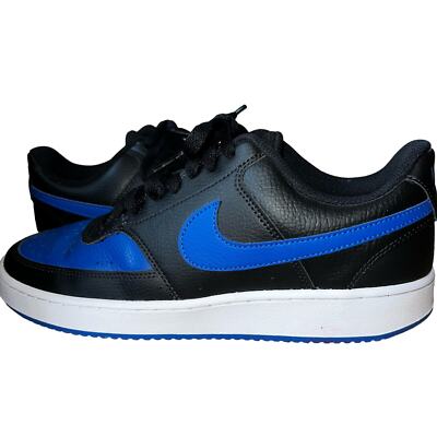 Men's Nike Court Vision Low 'Black Game Royal' Size DM8681-001