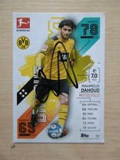 Mahmoud Dahoud autograph signed TC Topps Bundesliga "Borussia Dortmund 21/22"
