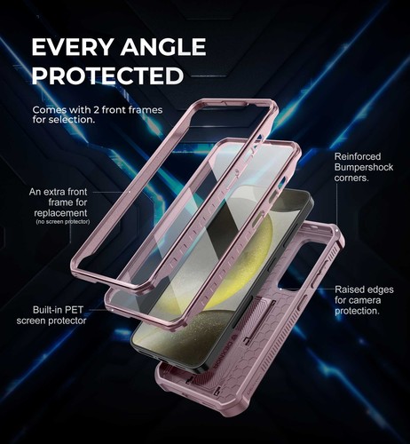 Dexnor Full Body Case for Samsung Galaxy S24 Heavy Duty Shockproof Rugged Cover - Picture 58 of 84