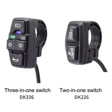 Weatherproof Motorcycle Handlebar Switch for Headlight Turn Signal and