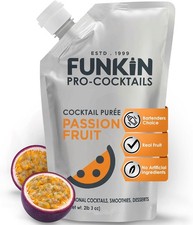 Funkin Pro Passion Fruit Puree for Cocktails, Cooking & Baking Real Fruit Cock