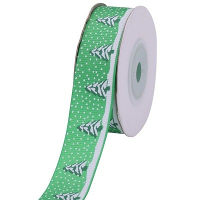 Weihnachtsband Polyester Ripsband Santa Schneeflocke bedruckt Geschenkpapier Deko