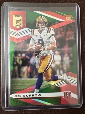 2020 Panini Donruss Elite - Rookies Joe Burrow #102 Green (RC)