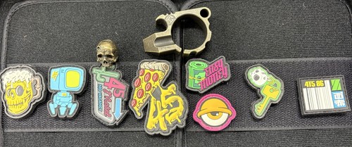 4t5 Design EDC Patch Lot With Skull Bead And Bloodline Brass Pry