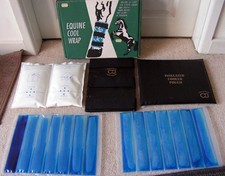 Conna Bride Equine horse leg cooling cold compress wrap kit  & ailment book