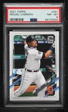 2021 Topps Miguel Cabrera (Swinging White Jersey) #291 PSA 8 1c7