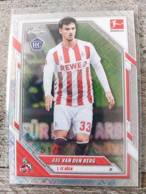 Rav Van Den Berg Topps Chrome Bundesliga /52 Silver Wave 1. FC Köln 2025-2026