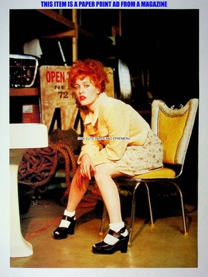Gillian Anderson Dana Scully  Vanity Shot 1995  X-Files Print Magazine Ad Poster