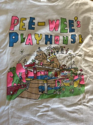 Pee Wee's Playhouse T-shirt - Pee Wee Herman B 1980s vintage concert t-shirt, vintage, single stitch, B+ condition