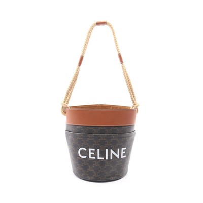 Celine Shoulder Bag Black PVC #RCB10996