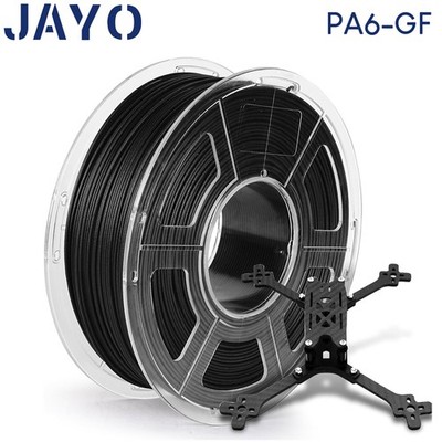 JAYO 1KG Black PA6-GF Nylon Glass Fiber Filament 1.75mm Tough Impact Resistant
