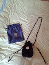 Ricarda M.- Beuteltasche-Samt, Schwarz, N E U !!!